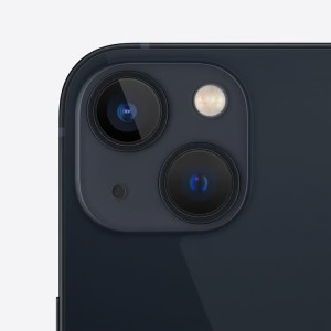 Gros plan appareil photo, iPhone 13 Midnight
