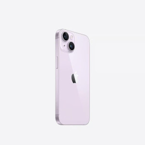 iPhone 14 Violet, vue de profil