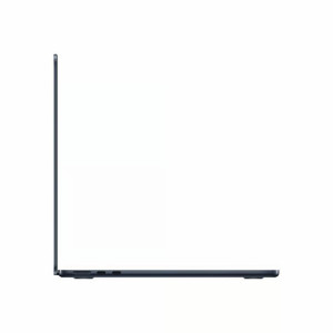 MacBook Air M2 vue de profil, ouvert